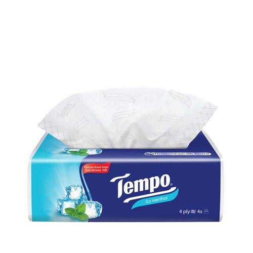 Tempo Menthol Tissues 4ply 80's - 47554