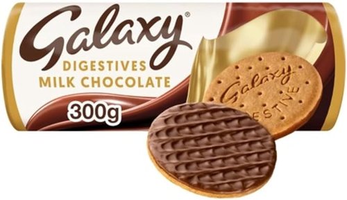 Galaxy Milk Chocolate Digestives 300g - PACK (21)