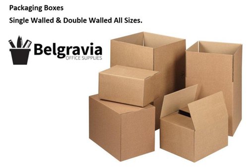 Double Walled Cardboard Box Size D (508mm x 343mm x 360mm)