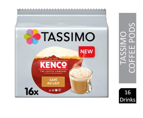 Tassimo Kenco Café Au Lait Pods 16's (8 Drinks)