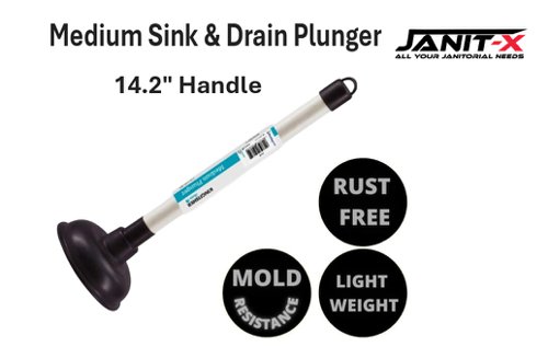 Sink & Drain Plunger Extended Handle