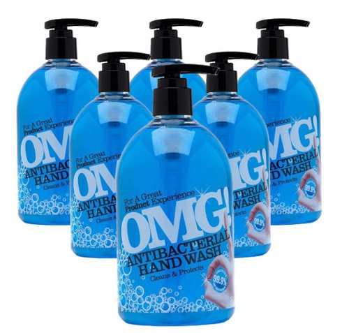 OMG Antibacterial Hand Soap 500ml - PACK (12)