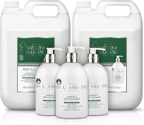 Baylis & Harding Jasmine & Apple Blossom Anti Bacterial Hand Wash 5 Litre