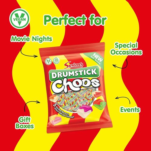Swizzels Drumstick Choos 150g  Retro Drumstick Choos