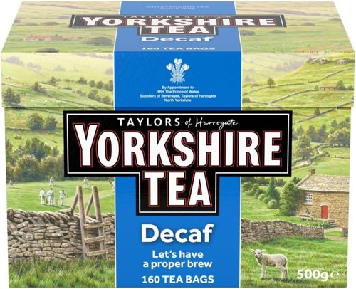 Yorkshire Decaf Tea Bags 160’s