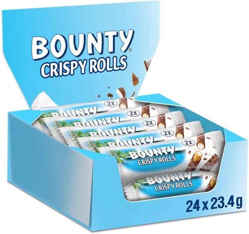 Bounty Crispy Rolls 24 x 23.4g