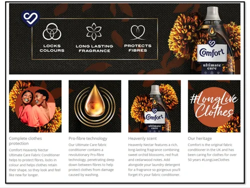 Comfort Fabric Conditioner Heavenly Nectar 68W