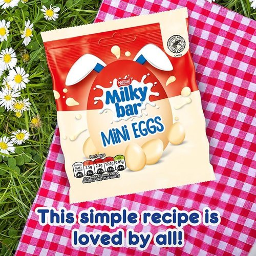 Milkybar White Chocolate Easter Mini Eggs Sharing Bag 80g - PACK (13)