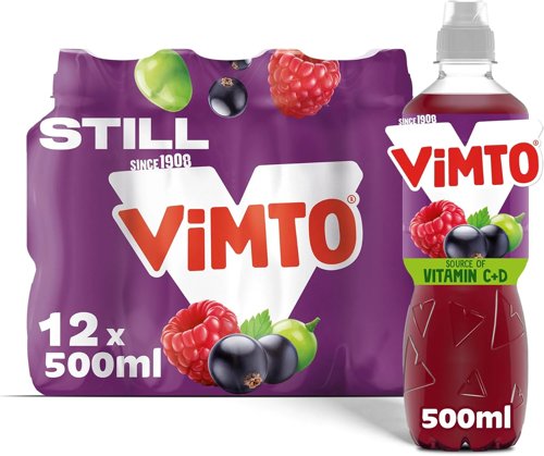 Vimto Original Still Plastic Bottles  12 x 500ml