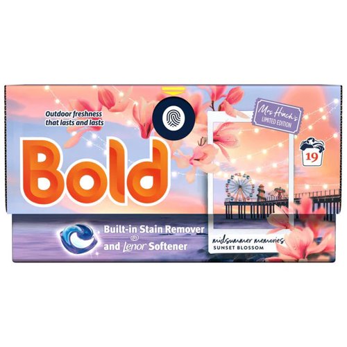 Bold Laundry Detergent Liquid Pod Midsummer Memories 19 Wash - PACK (4)
