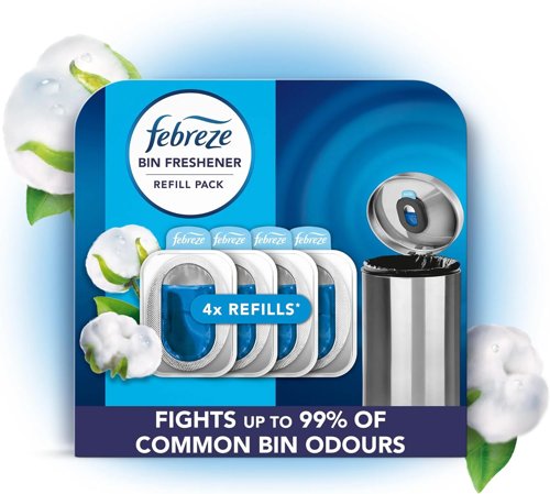 Febreze Bin Freshener Refills Cotton Fresh 4x4.88ml 