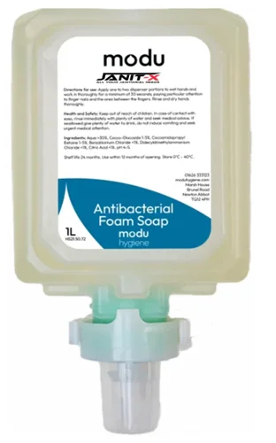 JanitX Modu Antibacterial Foam Soap Cartridges 1 Litre