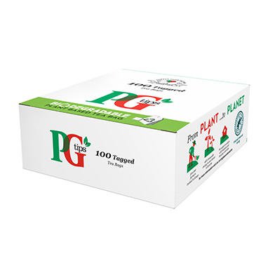 PG Tips String & Tagged 100's - PACK (12)
