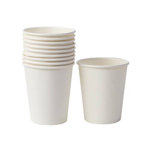 Belgravia 8oz Single Walled White Paper Cups 50's - PACK (20)