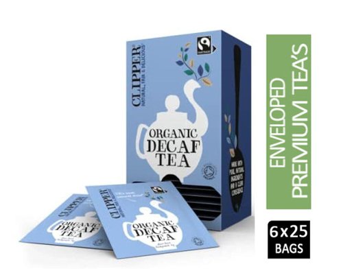 Clipper Fairtrade Organic Decaf Everyday 25 Envelopes