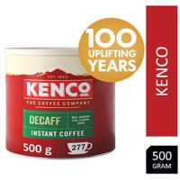 Kenco Decaffeinated Instant Coffee 500g Tin