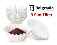 Belgravia White 3 Pint Fluted Filter Papers 500's