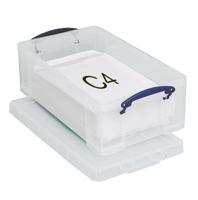 Really Useful Clear Plastic Storage Box 12 Litre
