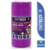 Dirteeze Rough & Smooth Wipes Tub 80's