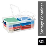 Strata Smart Box Clip-On Folding Lid 50 Litre