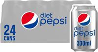 Diet Pepsi Cans 24x330ml
