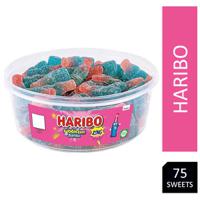 Haribo Fizzy Bubblegum Bottles Tub 75's