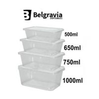 Belgravia 500ml Microwave Container & Lids 50's