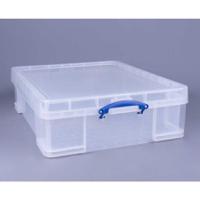 Really Useful Clear Plastic Storage Box 70 Litre