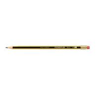 Staedtler 122 Noris Wooden Pencil (With Eraser) 2HB 12's
