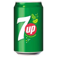 7UP Lemon and Lime Carbonated Cans 24x330ml