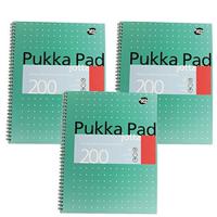 Pukka Pads Metallic Green Jotta A4 Notebook