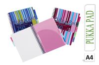 Pukka Pads Pink/Blue Stripes A4 Project Book 