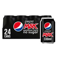 Pepsi Max Cans 24x330ml