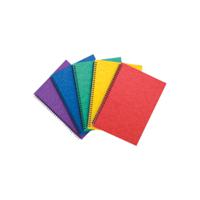Pressboard A4 Assorted Sidebound Pad Pack 10's