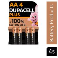Duracell AA Plus Battery Pack 4's 