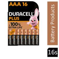 Duracell AAA Plus Power Battery Pack 16's