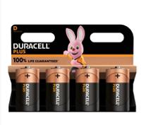 Duracell D Size Plus Power Battery Pack 4's