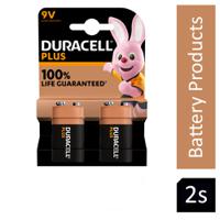 Duracell 9V Plus Power Battery Pack 2's