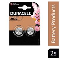 Duracell DL2032 3V Lithium Button Battery (Pack of 2) 
