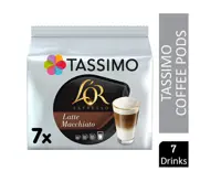 Tassimo L'Or Latte Macchiato 14 Pods (7 Drinks)