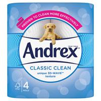 Andrex White Toilet Roll 4 Pack