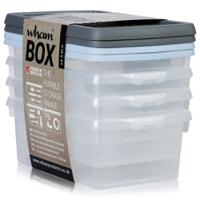 Wham Clear 4.01 Box & Lid Set 3.5 Litre Pack 4's