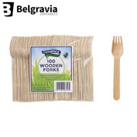 Belgravia CaterPack Wooden Forks Pack 100's