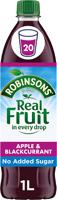 Robinsons (No Added Sugar) Apple & Blackcurrant 1litre