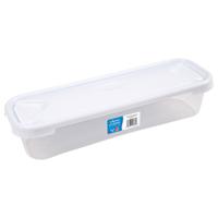 Wham Cuisine Clear/Ice White Food Box & Lid 1.2 Litre