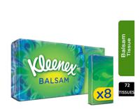Kleenex Pocket Balsam 9's Pack 8's, 72 Tissues
