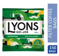 Lyons Go-Joe Coffee Bags 150's