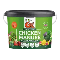 Vitax 6X Pelleted 100% Natural Chicken Manure 7kg