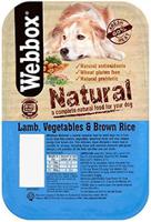 Webbox Lamb, Vegetables & Brown Rice 400g