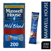 Maxwell House Mild Instant Coffee Box of 200 Sticks